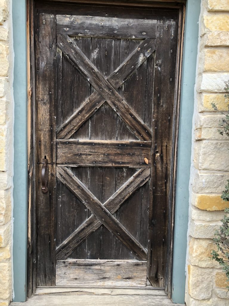 Door to the Waco Gristmill